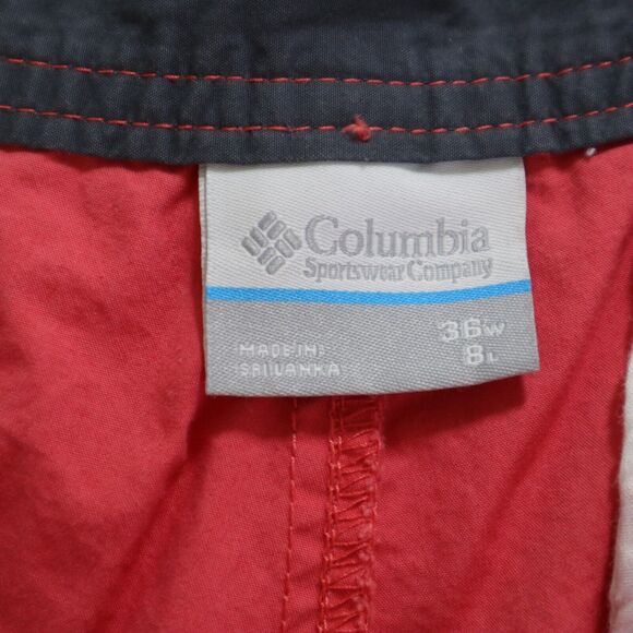 Columbia Mens 36 Washed Out Shorts 8” Inseam Salmon Pink - Picture 7 of 8
